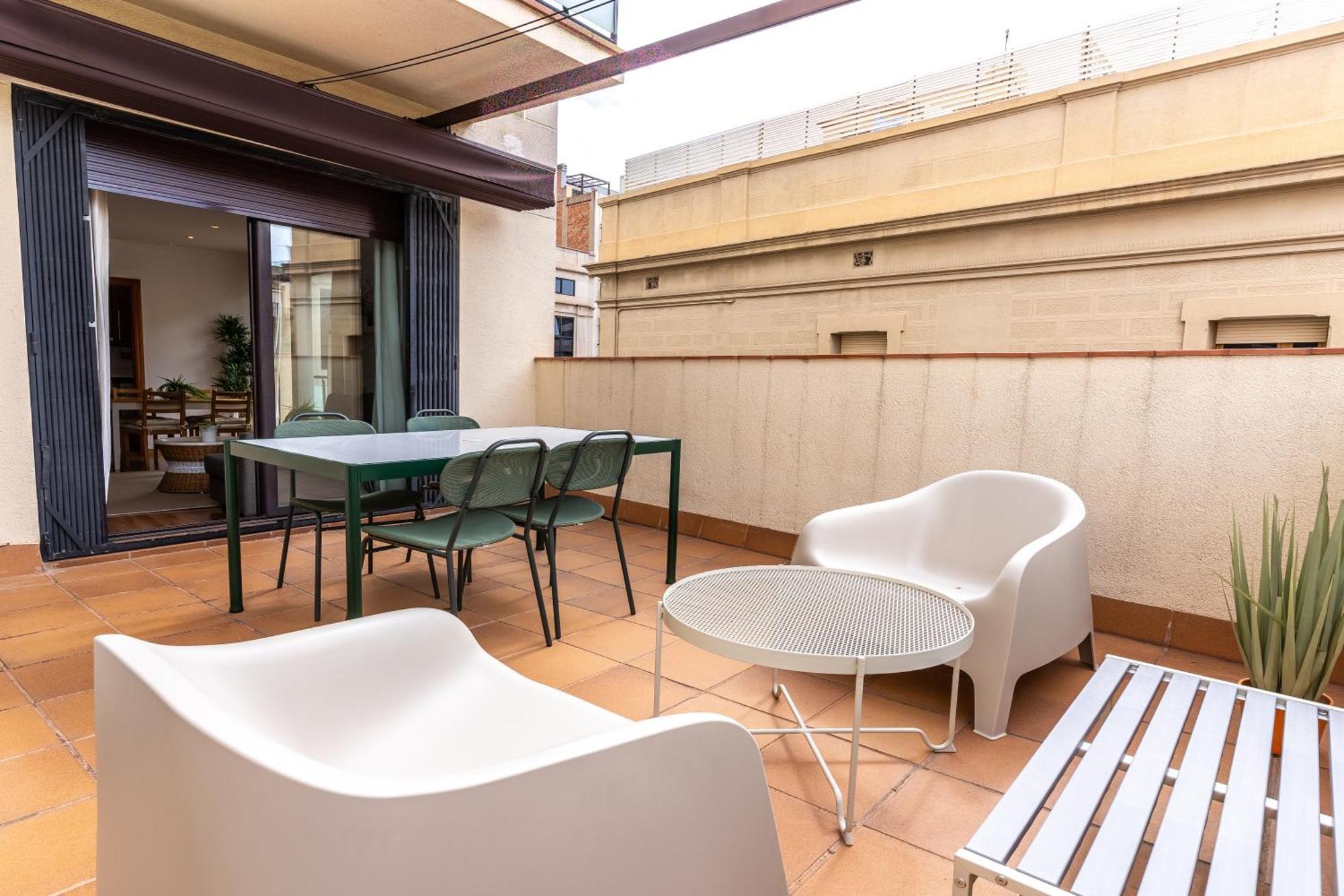 Centrico Apartamento Con Terraza Barcelona Exterior photo
